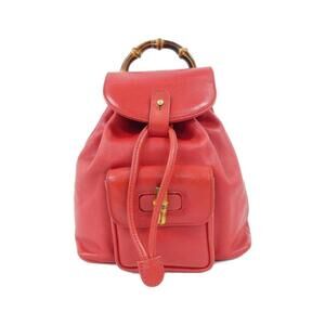 GUCCI Red Backpack